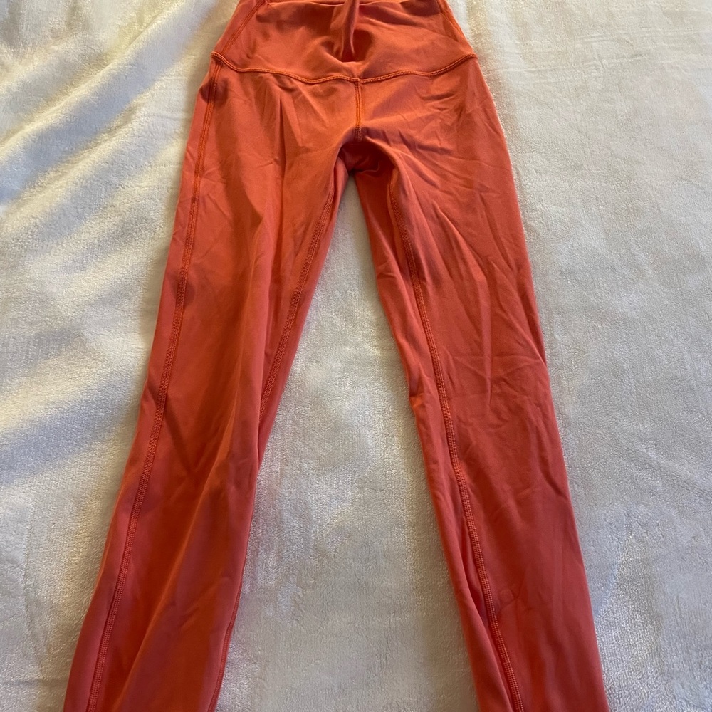 Lululemon orange leggings